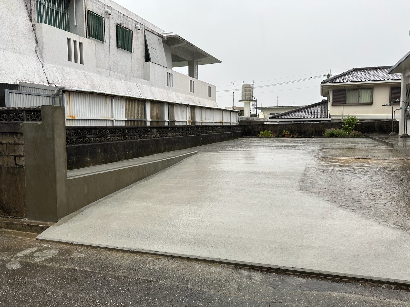 駐車場土間コンクリート工事